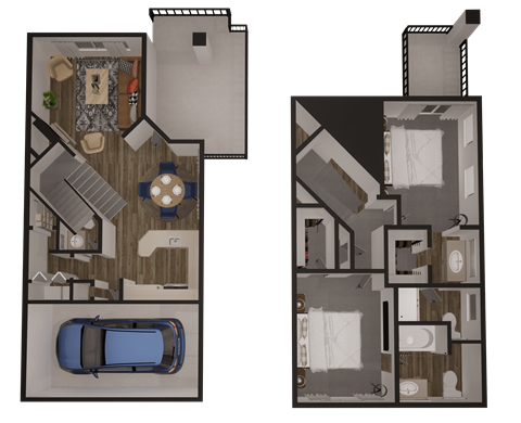 the floor plan of the residence